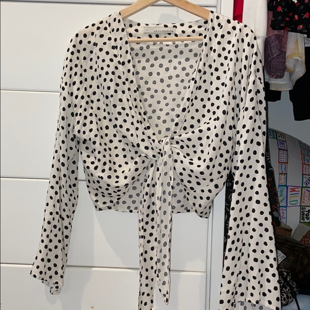 Stillwater tie top polka dot